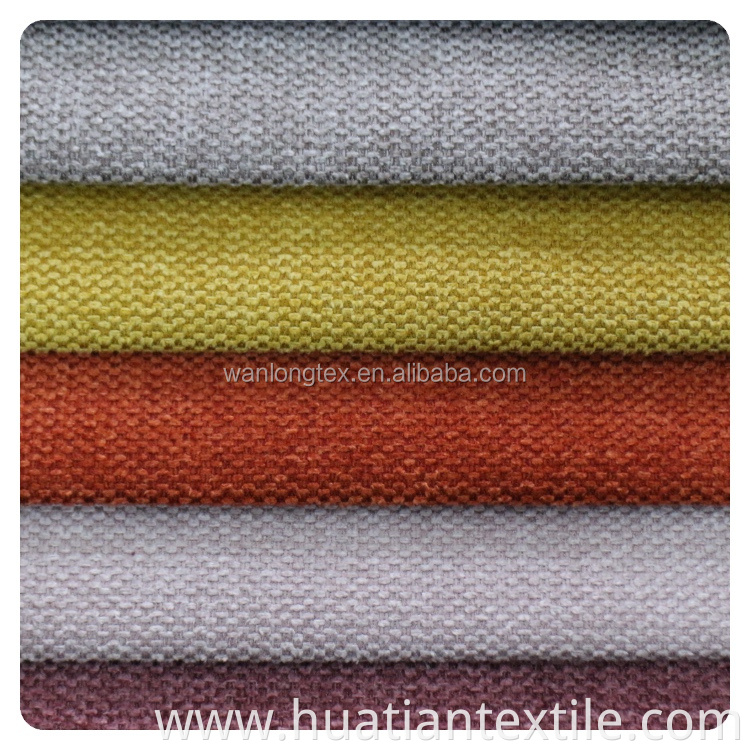 Polyester linen fabric waterproof room furniture upholstery fabrics factory wholesaler